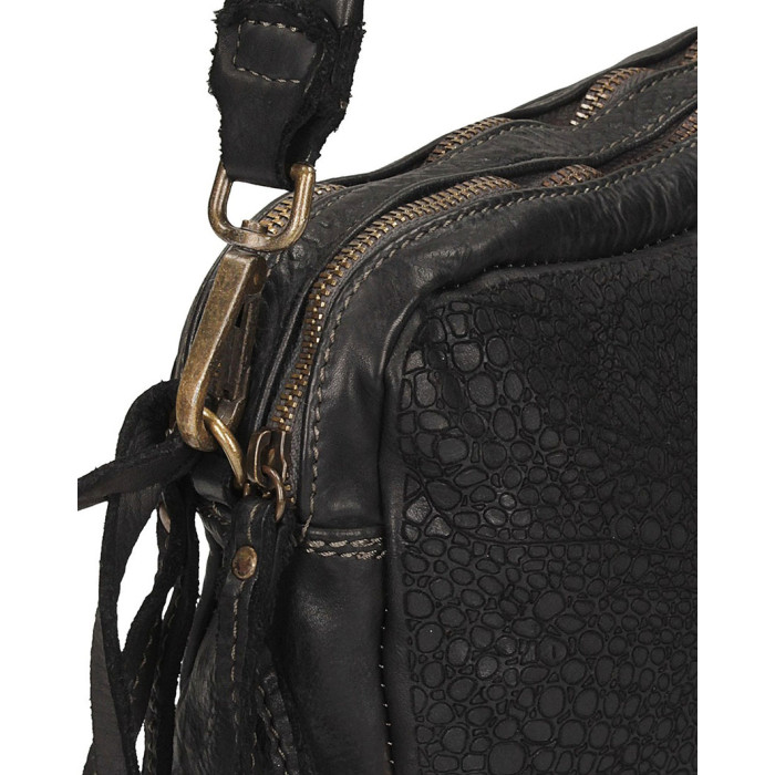 Women's leather postbag