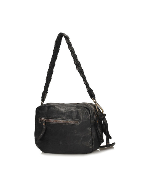 Women's leather postbag