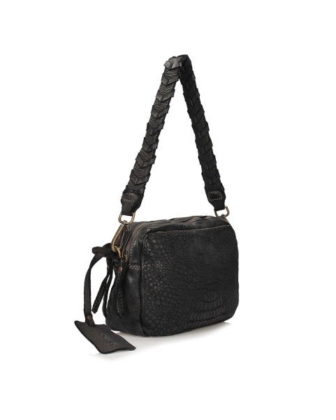 Women's leather postbag