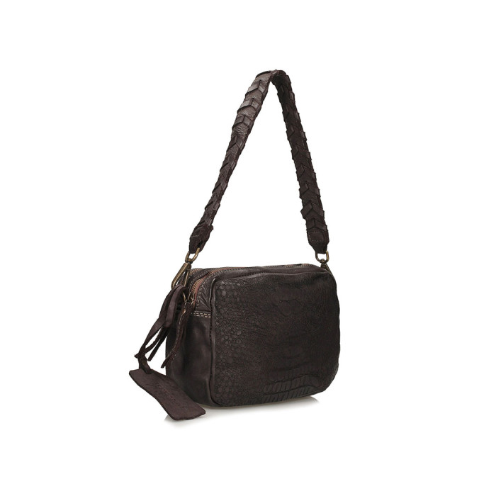 Brown women's postbag