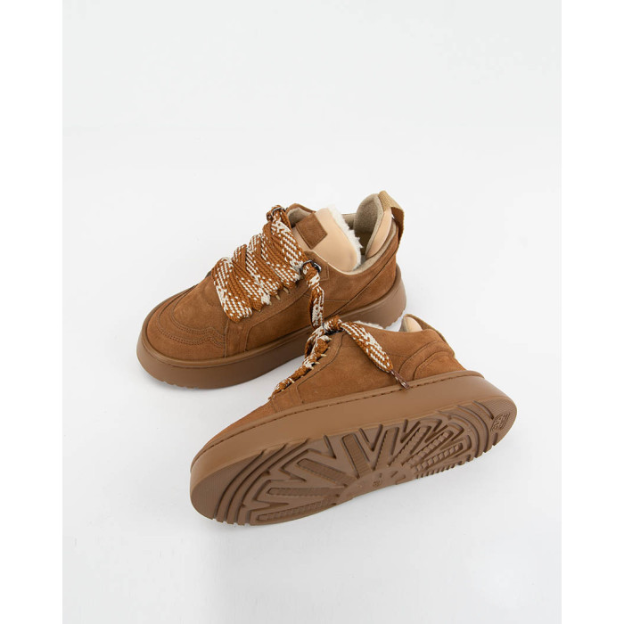 Women's EVA snow boots, insulated, natural leather