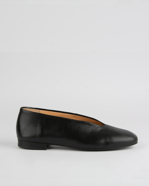 copy of Black lacquered Leah ballerinas with straps