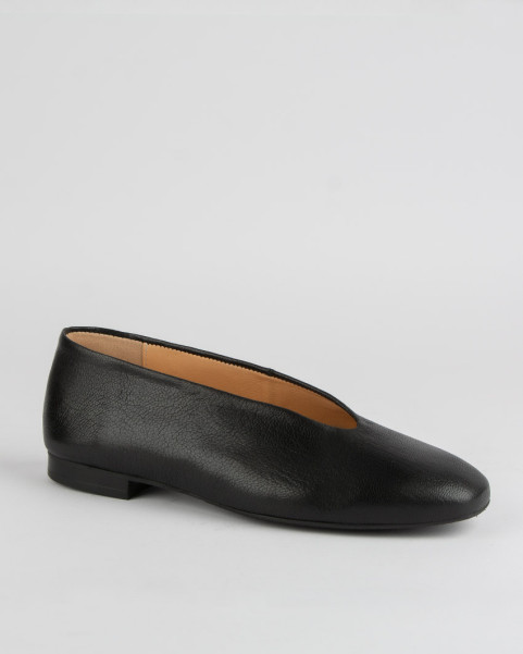 copy of Black lacquered Leah ballerinas with straps