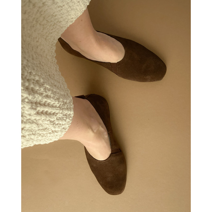 copy of Black lacquered Leah ballerinas with straps