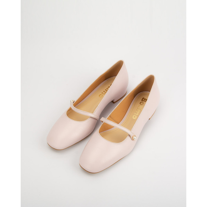 copy of Black lacquered Leah ballerinas with straps