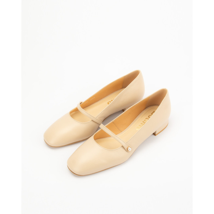 copy of Black lacquered Leah ballerinas with straps