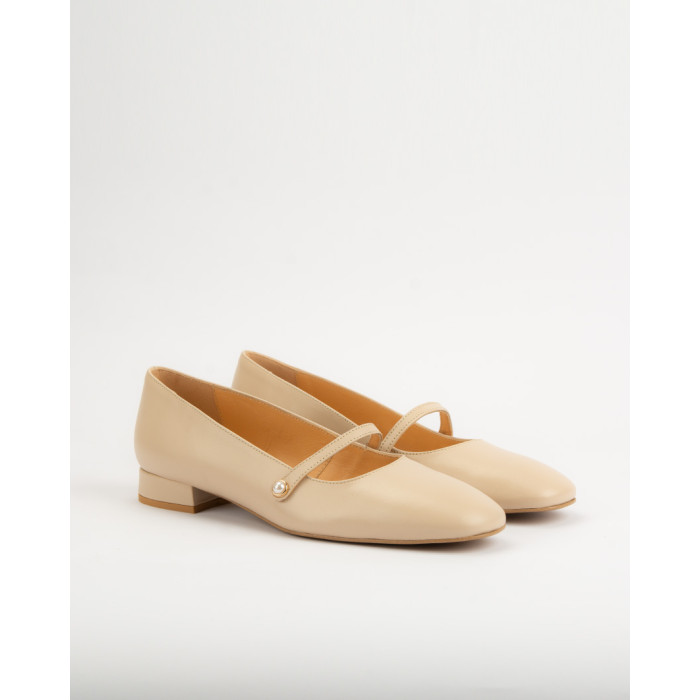 copy of Black lacquered Leah ballerinas with straps