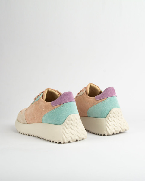 copy of Valeria women's sneakers on a higher sole