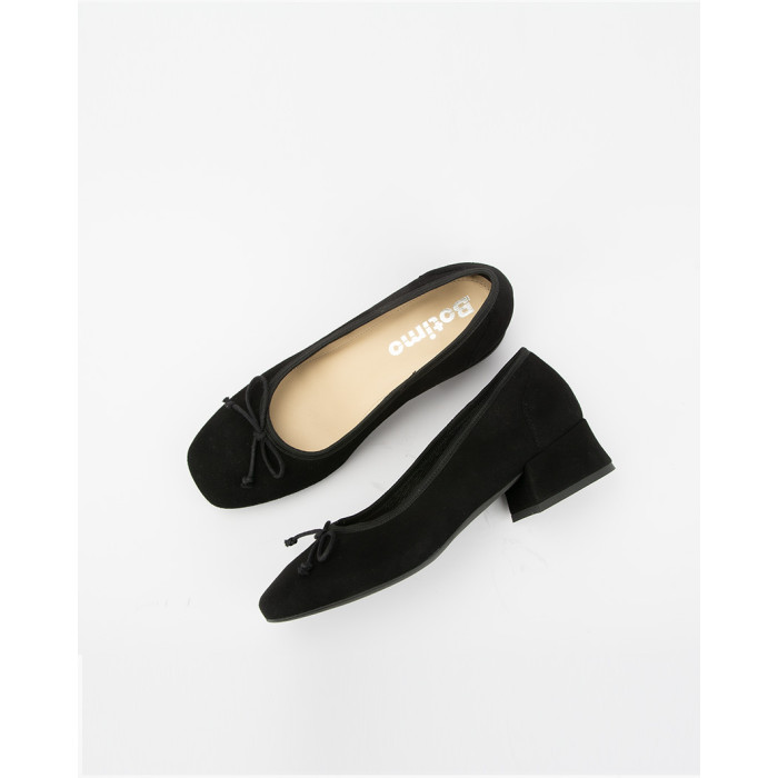 Ria heeled ballerinas in print, genuine leather