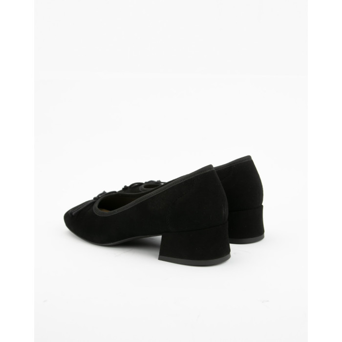 Ria heeled ballerinas in print, genuine leather