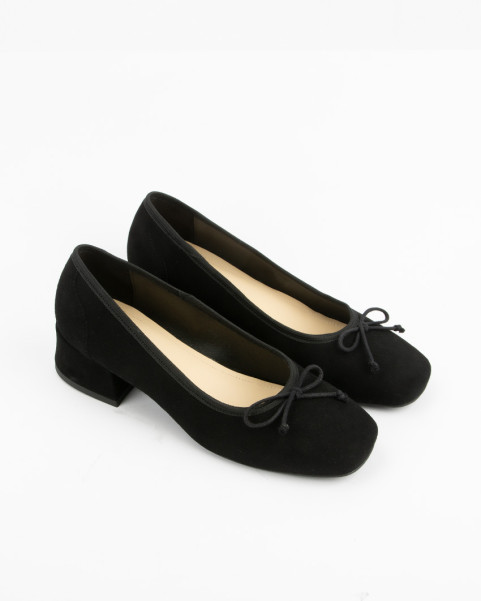 Ria heeled ballerinas in...