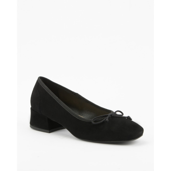 Ria heeled ballerinas in print, genuine leather