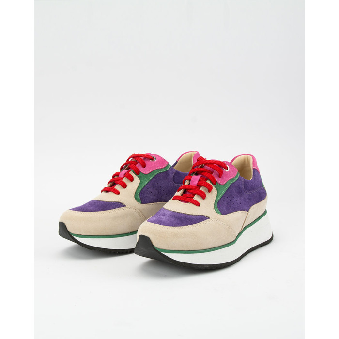 Kolorowe sneakersy damskie Valeria, fioletowe