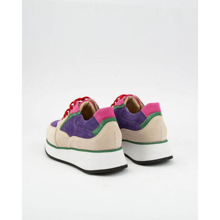 Kolorowe sneakersy damskie Valeria, fioletowe