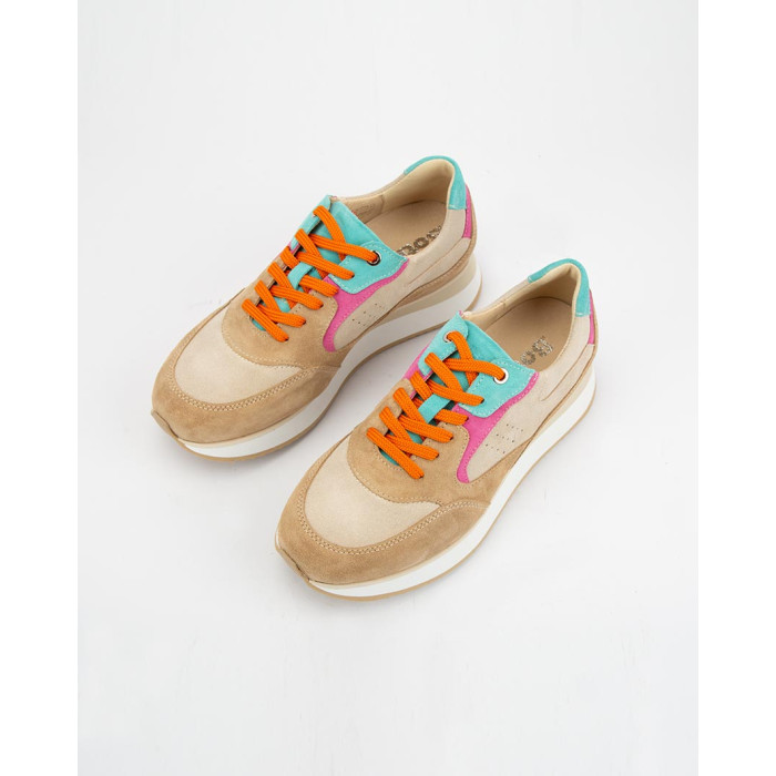 Kolorowe sneakersy damskie Valeria, beż