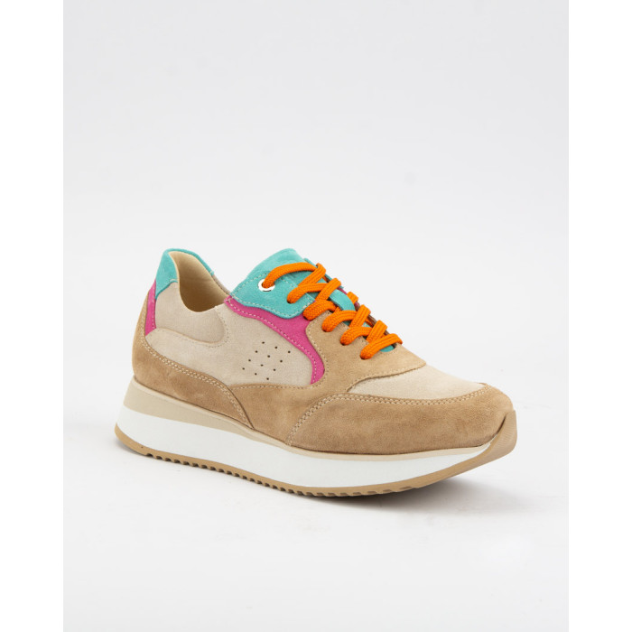 Kolorowe sneakersy damskie Valeria, beż