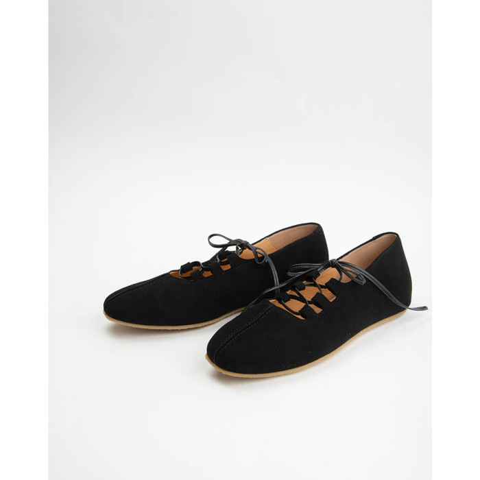 copy of Black lacquered Leah ballerinas with straps