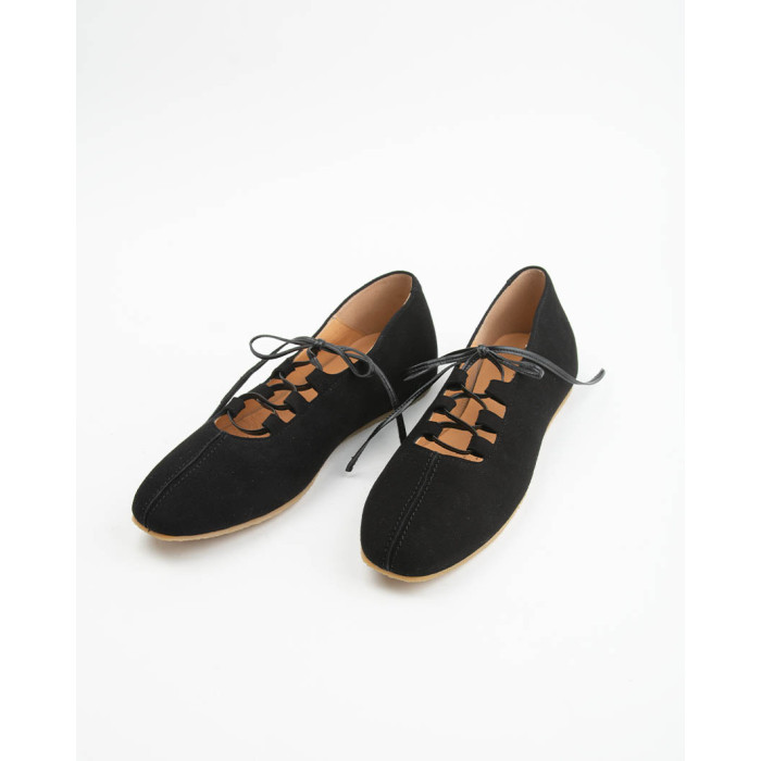 copy of Black lacquered Leah ballerinas with straps