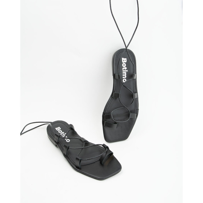 copy of Leather flat sole sandals