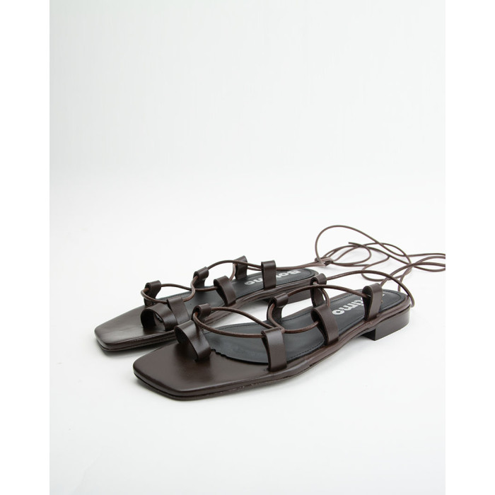 copy of Leather flat sole sandals