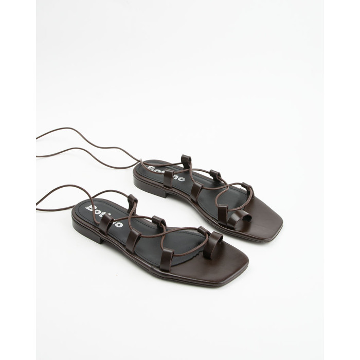 copy of Leather flat sole sandals