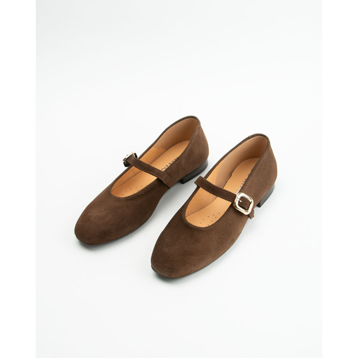 copy of Black lacquered Leah ballerinas with straps