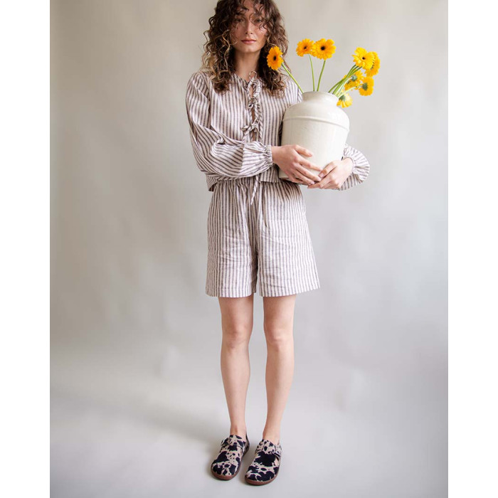 copy of Black lacquered Leah ballerinas with straps