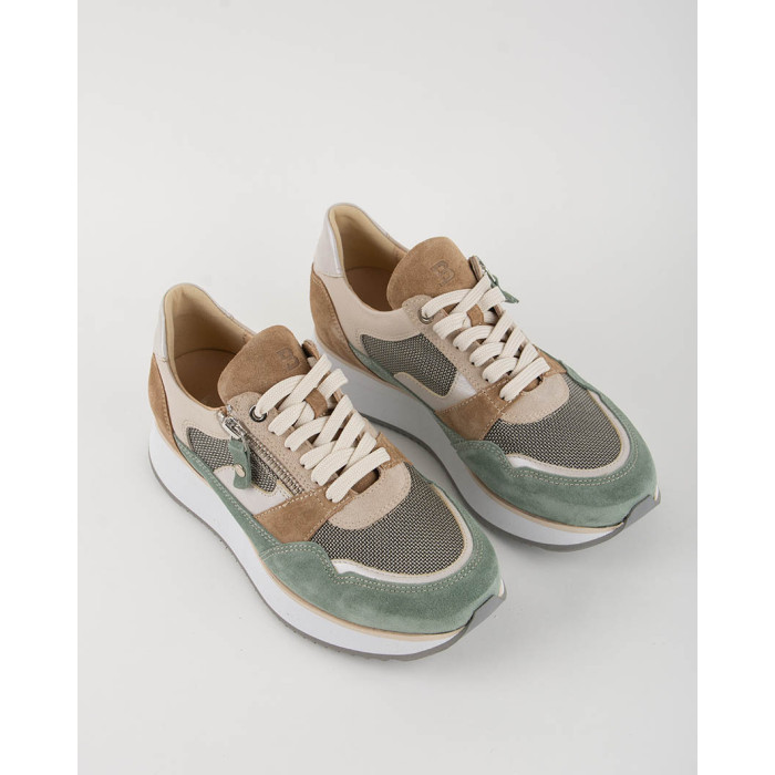 Sneakersy damskie Valeria na wyższej podeszwie, szare