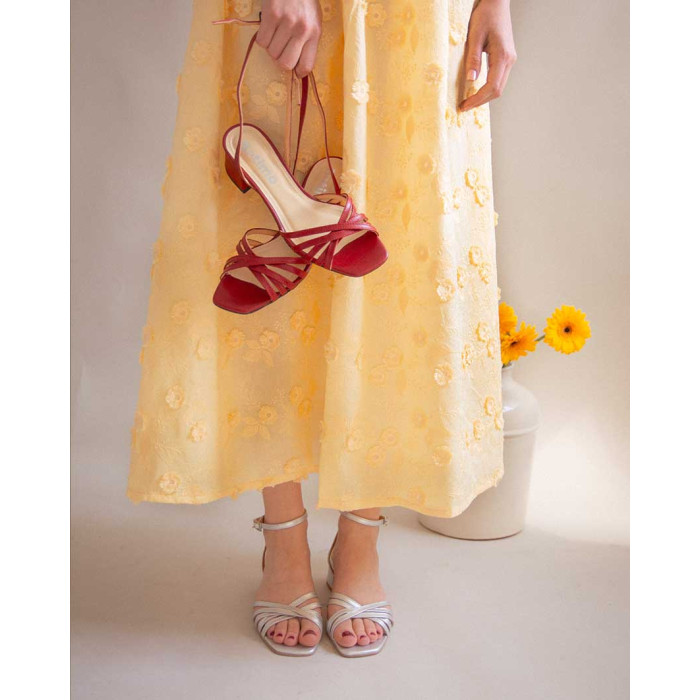 copy of Gold sandals with low heel