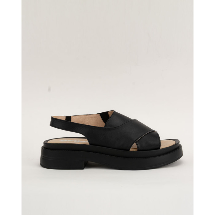 Sandały OLGA na wysokiej podeszwie, skórzane