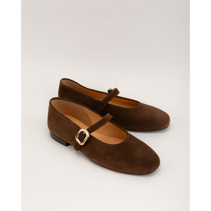 copy of Black lacquered Leah ballerinas with straps