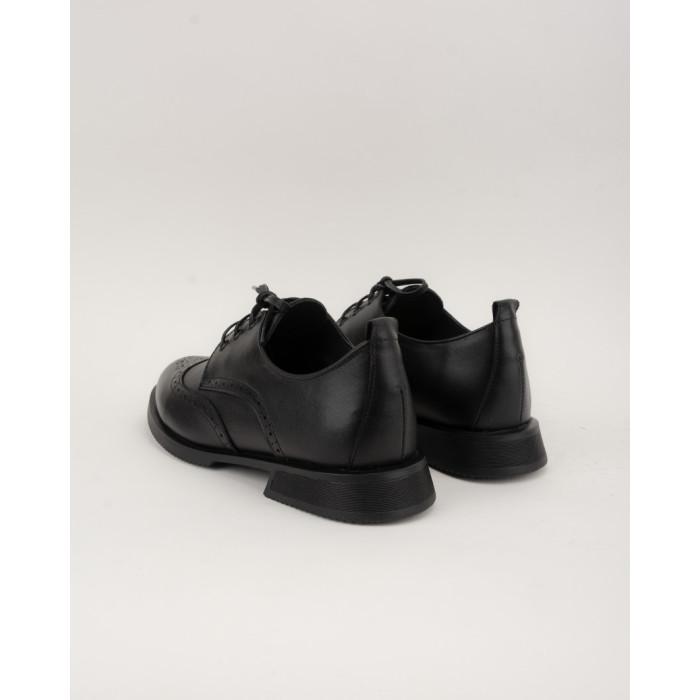 copy of Black leather bound oxfords BOTIMO
