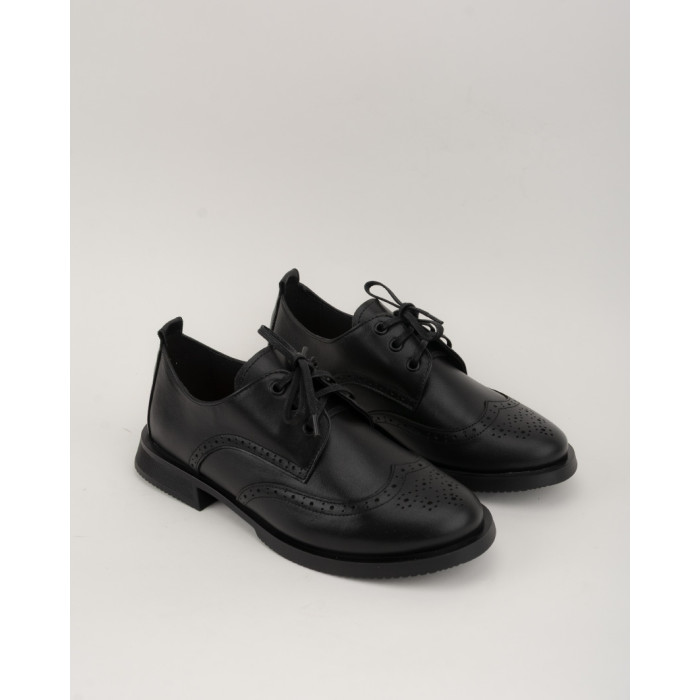 copy of Black leather bound oxfords BOTIMO