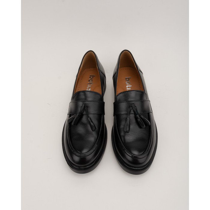 Czarne mokasyny skórzane BOTIMO