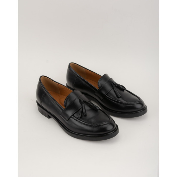 Czarne mokasyny skórzane BOTIMO