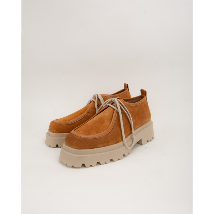 Black leather bound oxfords BOTIMO