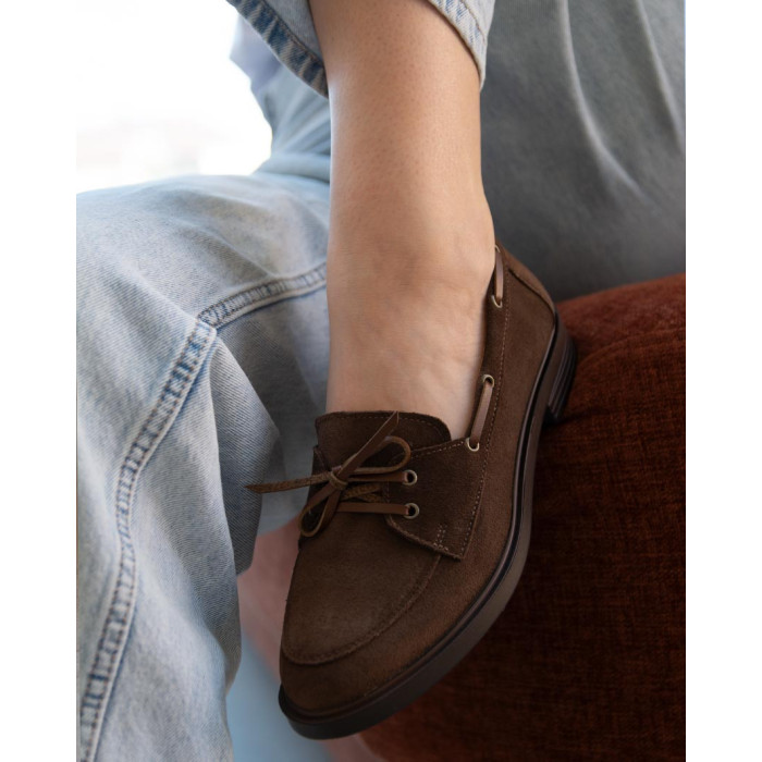 Mokasyny damskie VERA w stylu żeglarskim