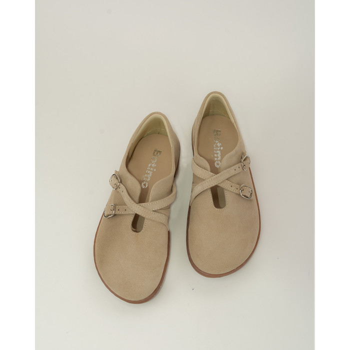 copy of Black lacquered Leah ballerinas with straps