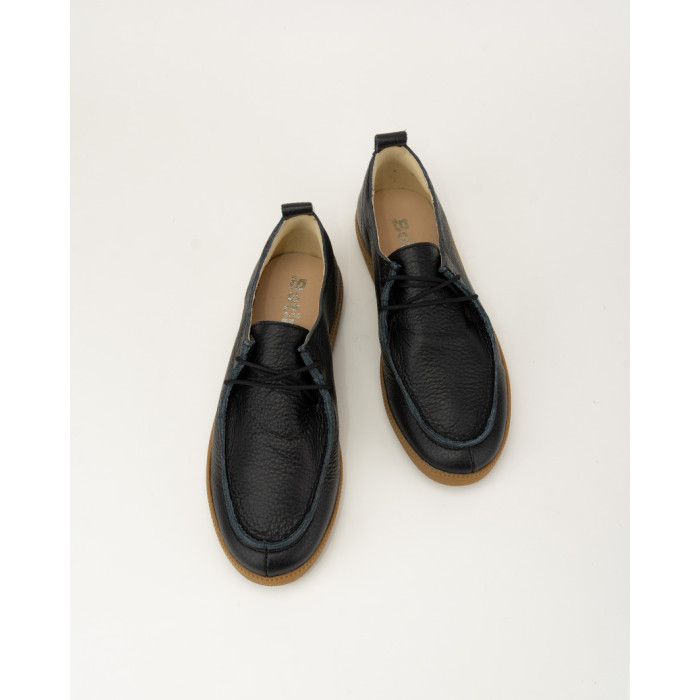 copy of Black leather bound oxfords BOTIMO
