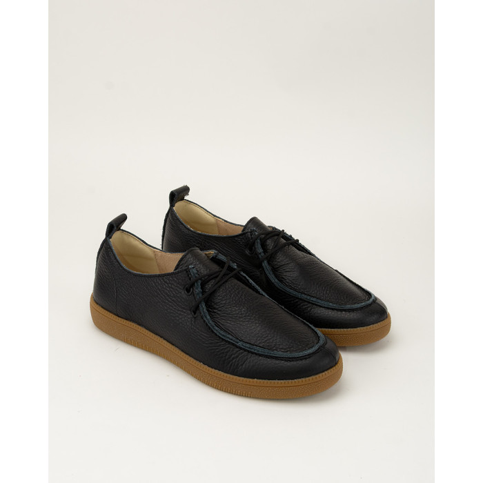 copy of Black leather bound oxfords BOTIMO