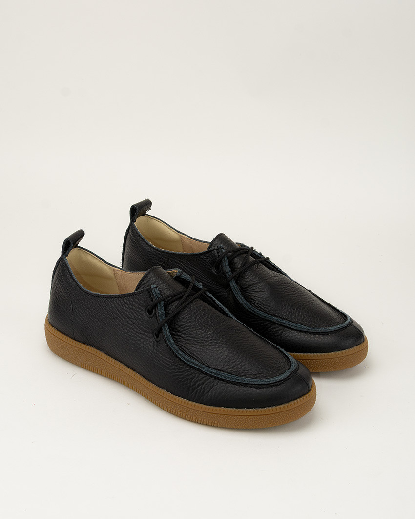 copy of Black leather bound oxfords BOTIMO