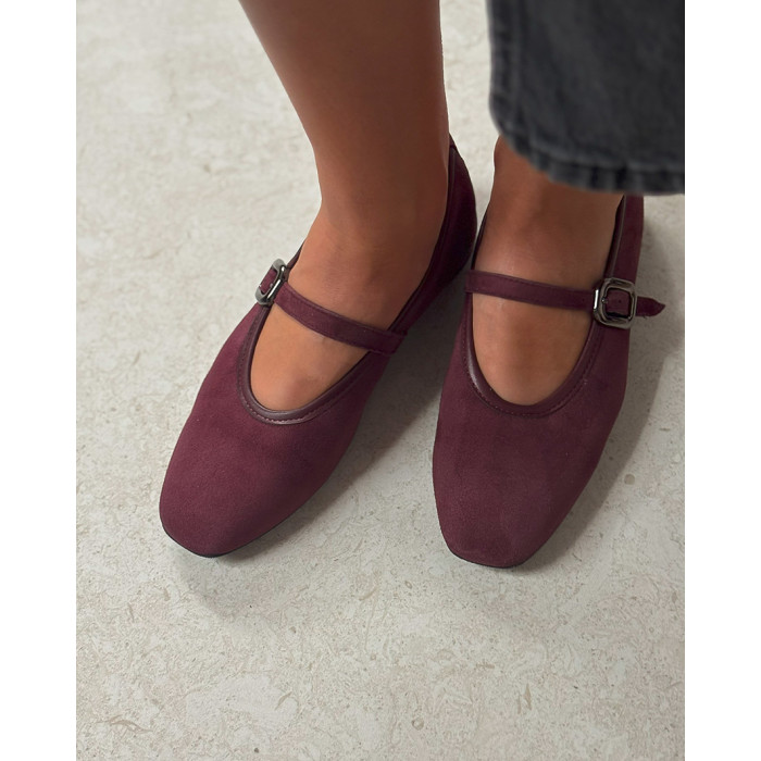 copy of Black lacquered Leah ballerinas with straps