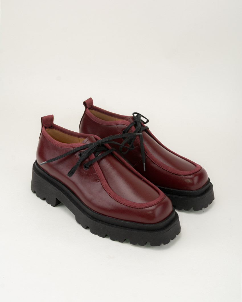 copy of Black leather bound oxfords BOTIMO