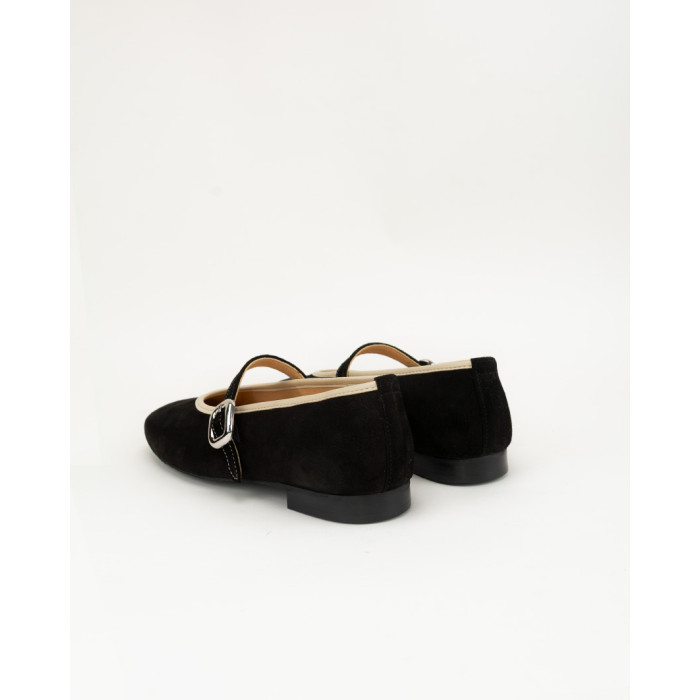 copy of Black lacquered Leah ballerinas with straps