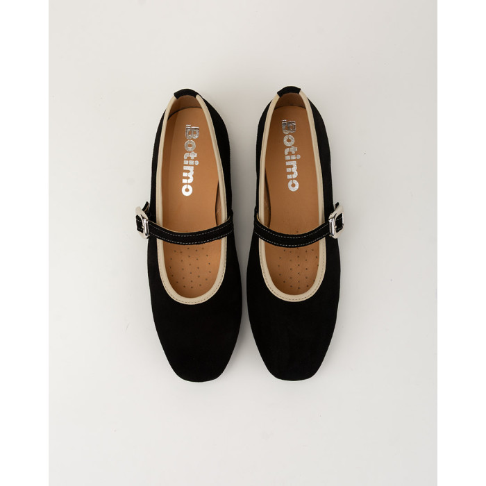 copy of Black lacquered Leah ballerinas with straps