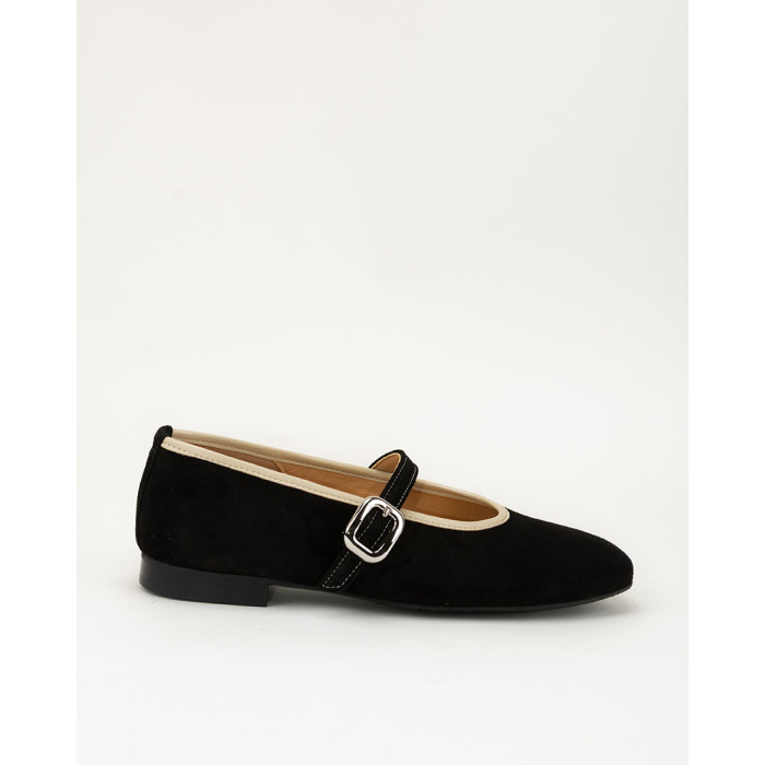 copy of Black lacquered Leah ballerinas with straps