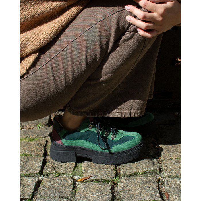 copy of Black insulated leather platform boots