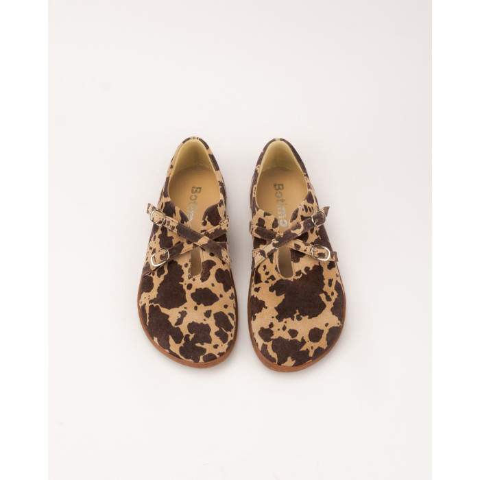 copy of Black lacquered Leah ballerinas with straps