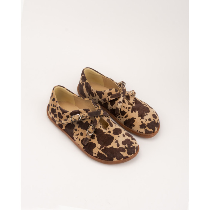 copy of Black lacquered Leah ballerinas with straps