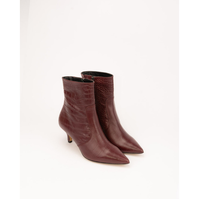 copy of Black boots on 4 cm heel suede leather